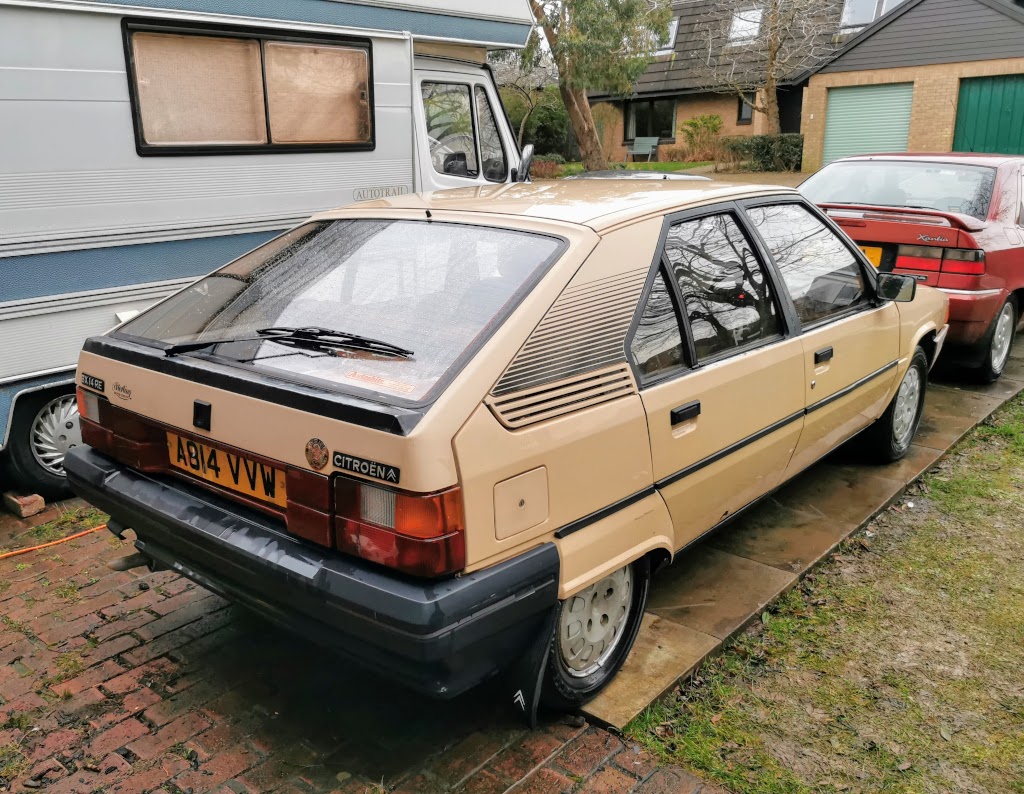 My 1983 Citroen BX14RE after the first wash