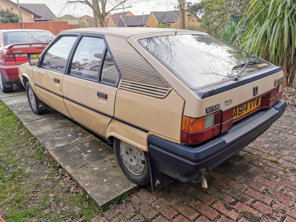 1983 Citroen BX 14RE with factory wheel trims refitted