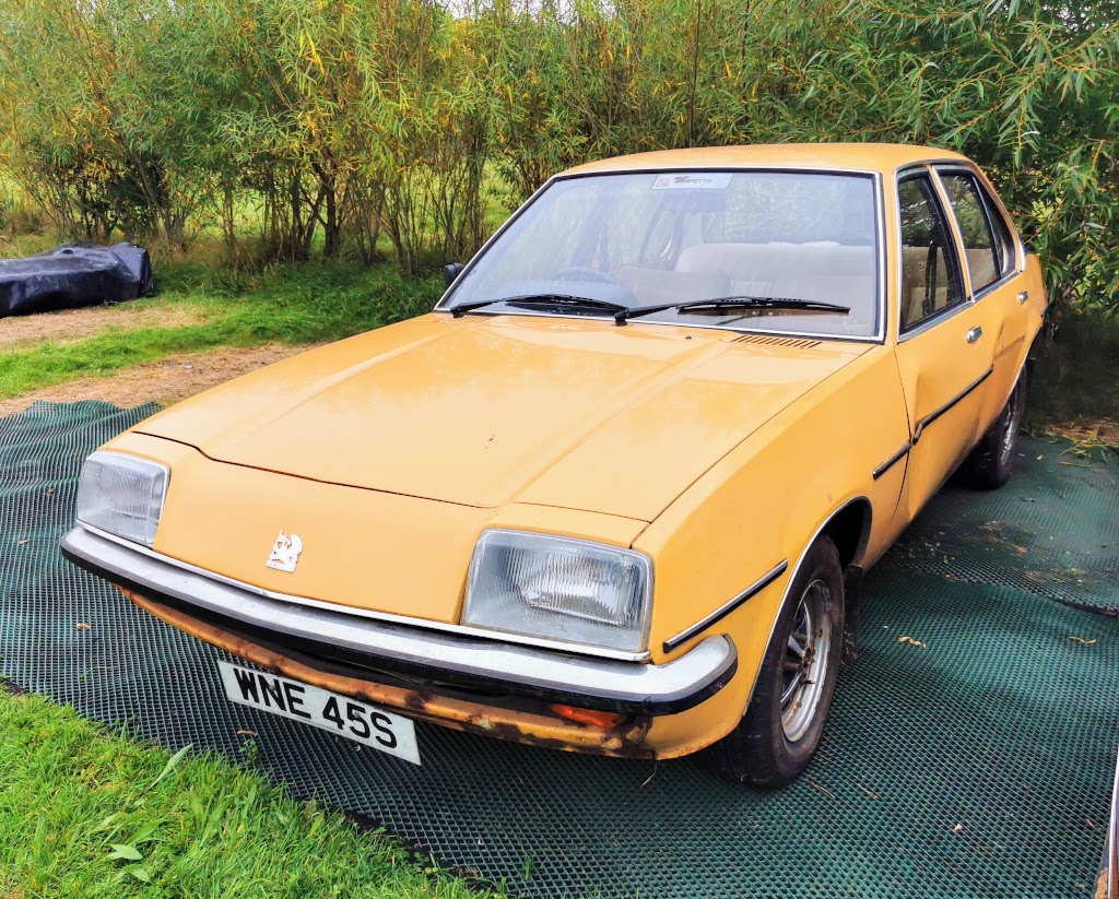 1978 Vauxhall Cavalier Front NS 3/4 view as found