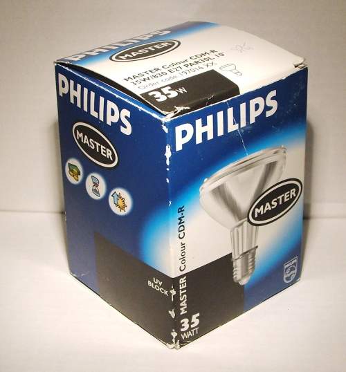 Philips Master Colour CDM-R 35W/830 E27 PAR30L 10 Metal Halide Reflector Lamp packaging