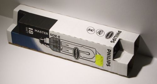 Philips Master SOX-E 18W Low Pressure Sodium Lamp Packaging