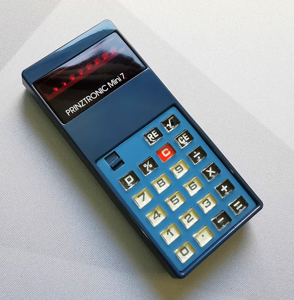 Prinztronic Mini 7 Calculator - general view - front left