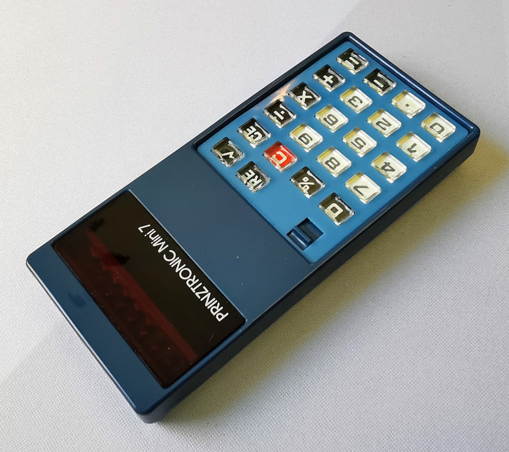 Prinztronic Mini 7 Calculator - General view, top left