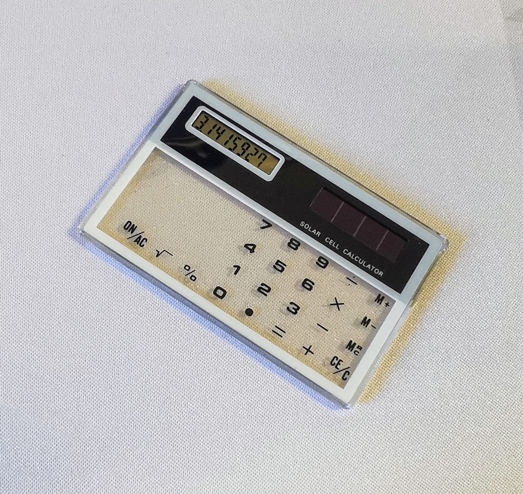Generic Transparent Calculator General View - Front Right