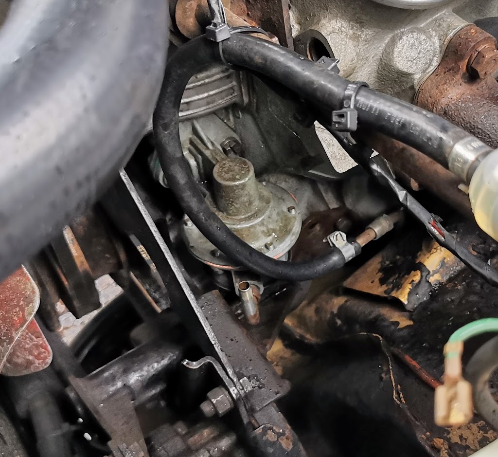 The original mechanical fuel pump was to be taken permenantly out of service