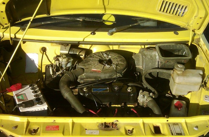 1981 Austin MiniMetro HLE Engine Bay
