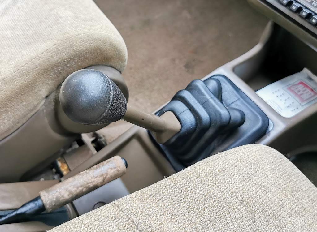 I enjoy how even the gear lever itself is colour coded to match the interior