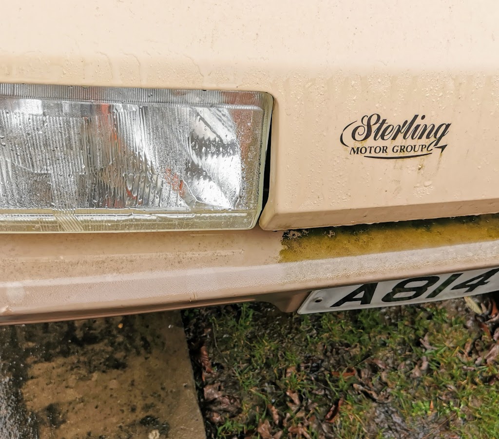 Quite how much muck was ingrained on the BX's front bumper became immediately apparent once I hit it with the pressure washer