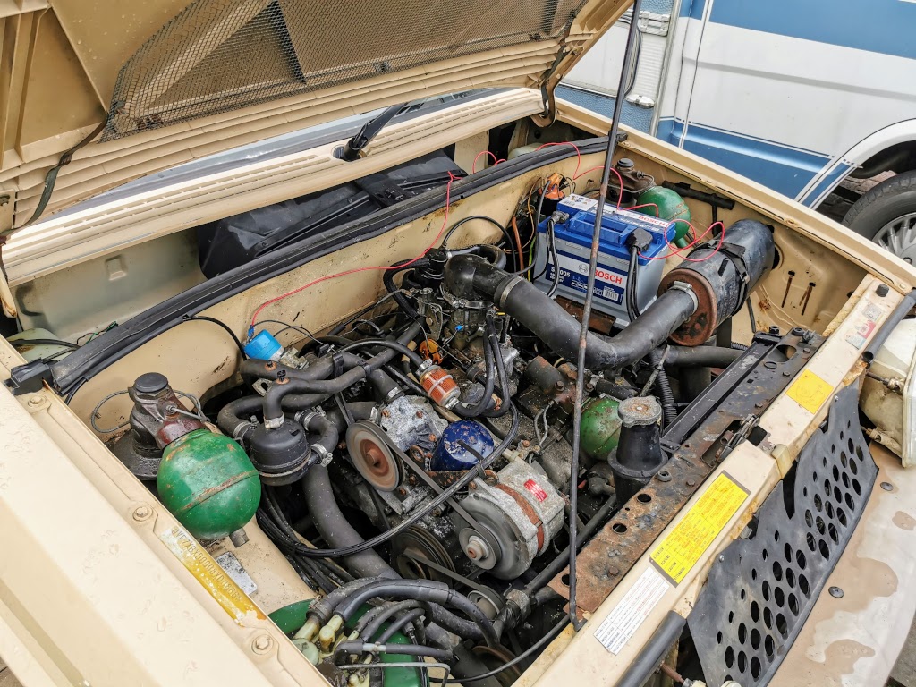 Engine bay looks a lot better after a very quick clean