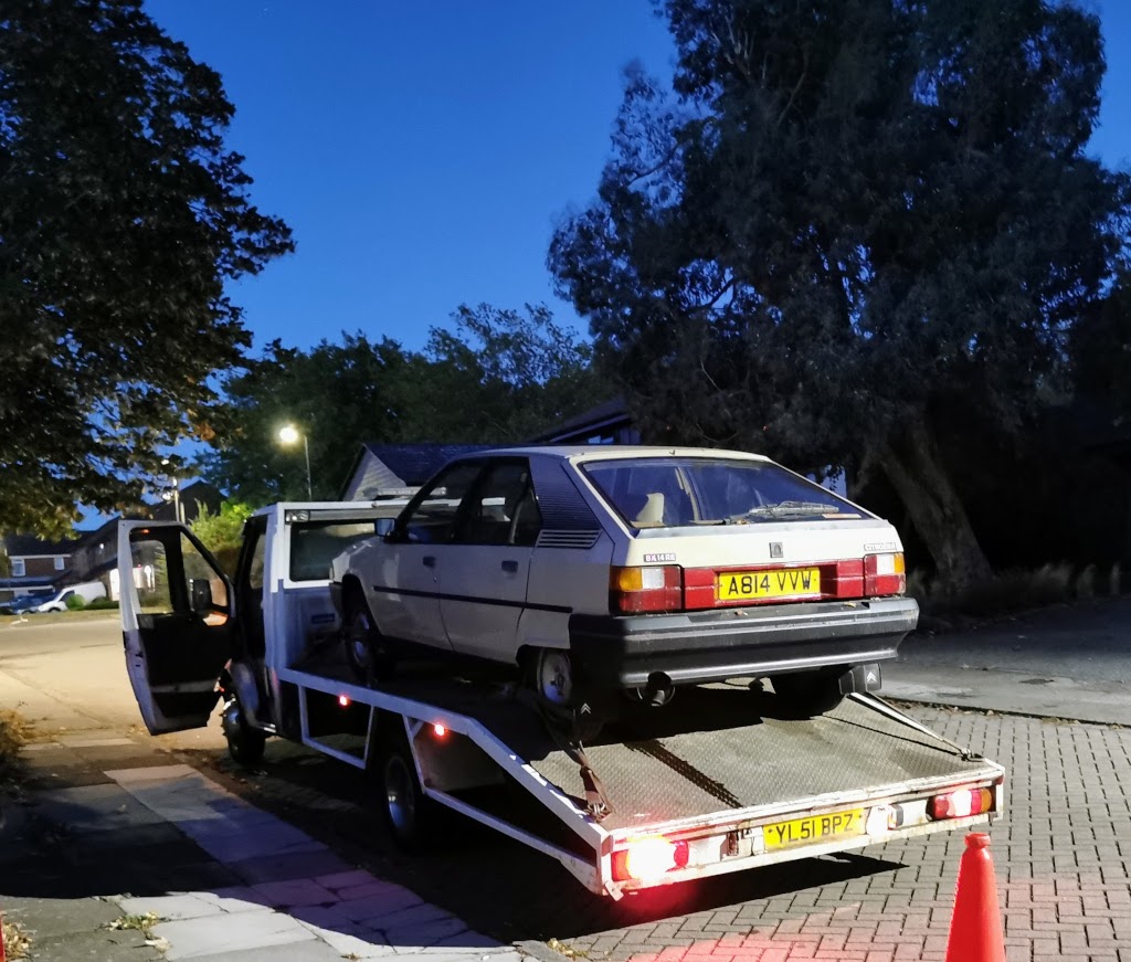 The BX starts its journey to a new home