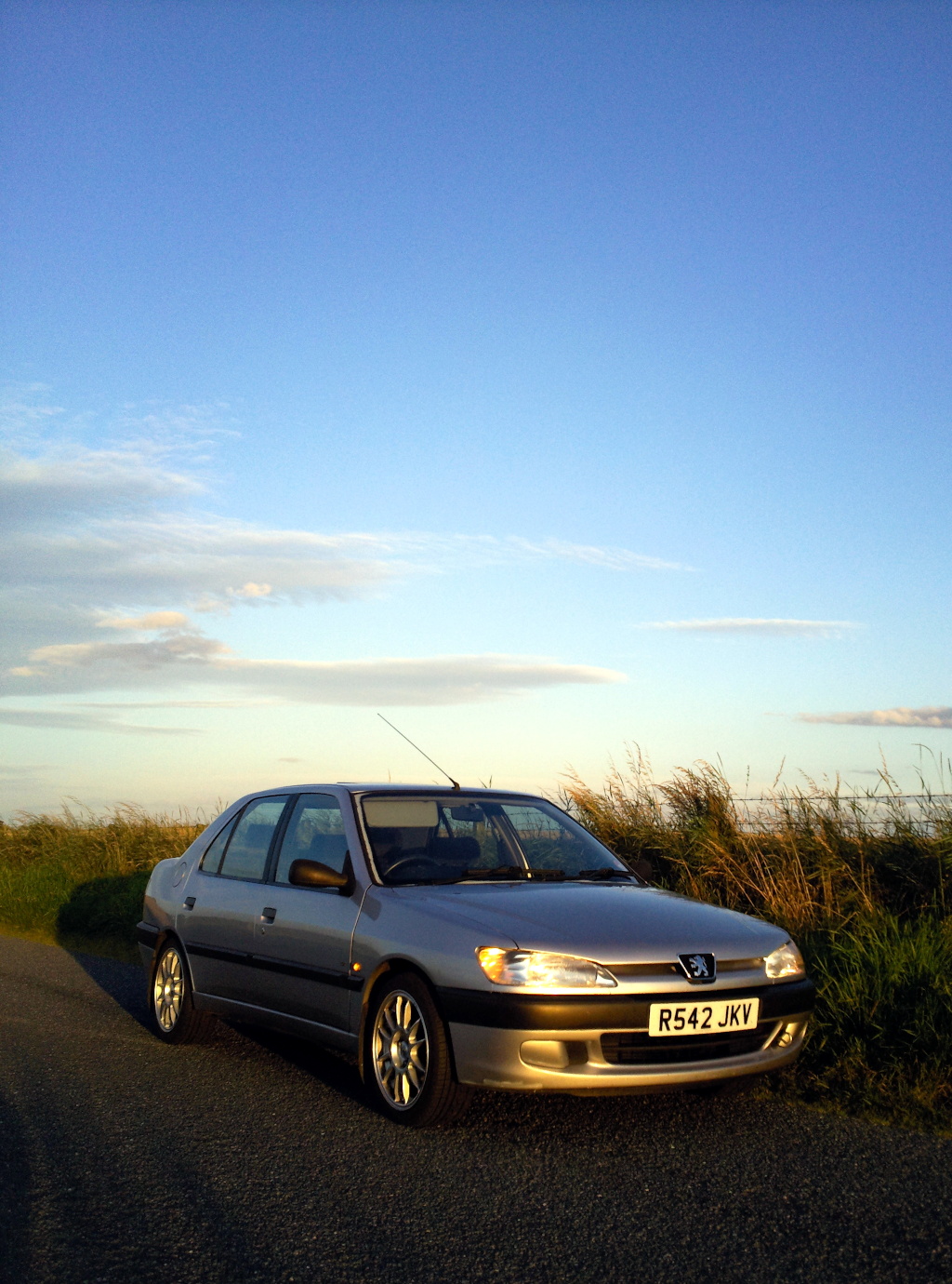 1998 Peugeot 306 Sedan at sunset