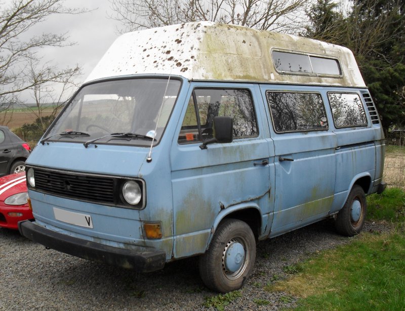 1980 VW T25 Camper van - As she arrived at my house - front view