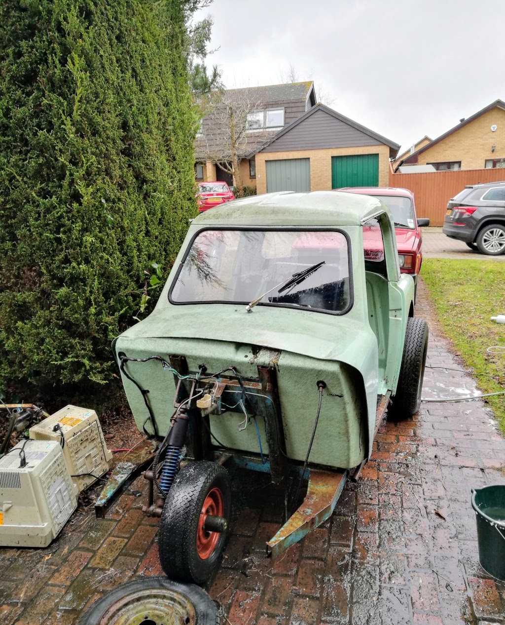 AC Model 70 KPL139P before restoration from the front