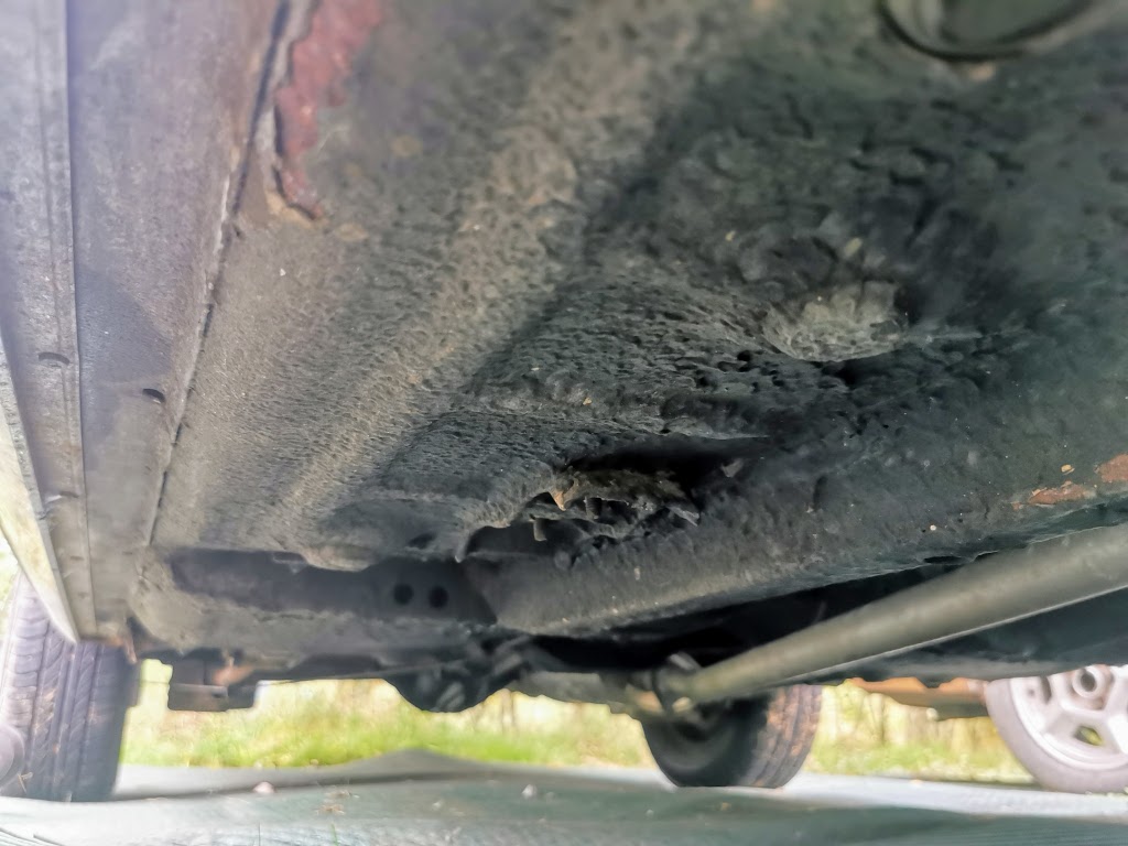 General underside view of the 1978 Vauxhall Cavalier