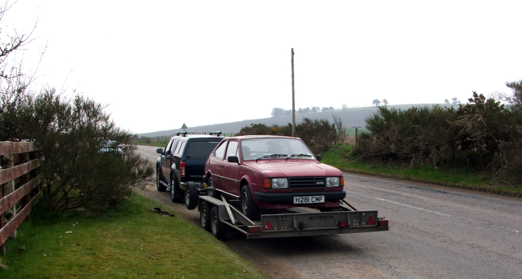 Off my 1991 Skoda 135RiC Rapid goes to a new home in April 2010