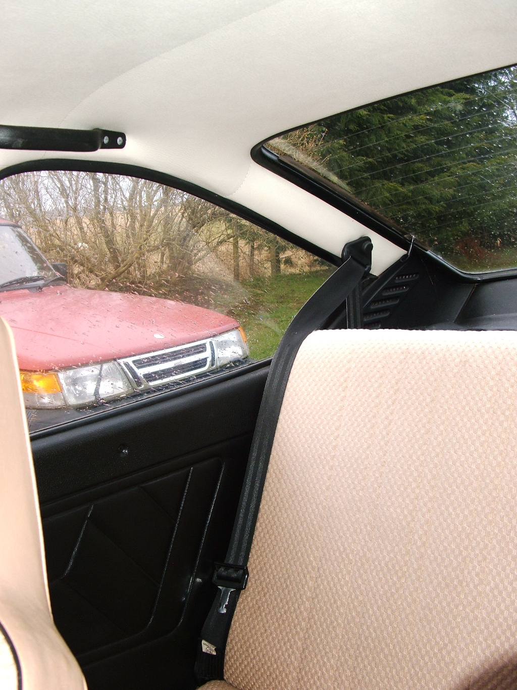 1991 Skoda 135 RiC Rapid Right hand rear interior view