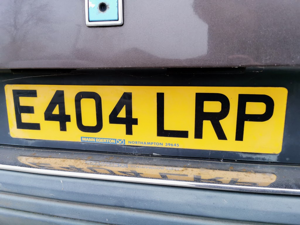 Original dealers plates have done well to still be here after 34 years