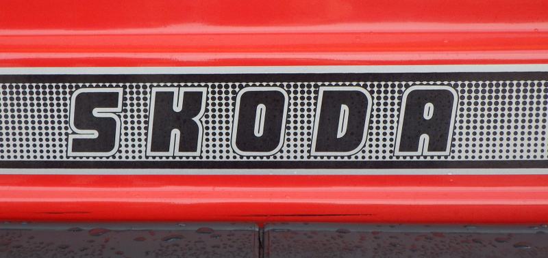 Skoda Estelle 120LX Rear Badge Detail