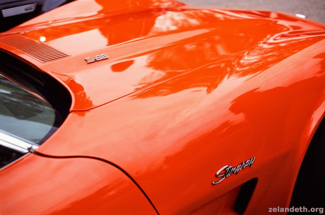 Corvette Stingray at the 6th May 2022 Milton Keynes Classic Car Club Meeting