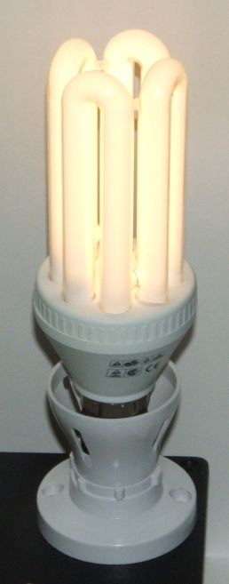 Connect-IT ES15730 30W low energy bulb showing lamp lit