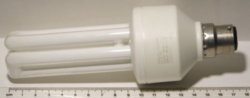 Osram Dulux EL Vario 23W/41-827 Self-Dimming Compact Fluorescent Lamp - Shown adjacent to a ruler for scale