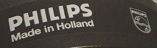 Philips SL*18 Prismatic Compact Fluorescent Lamp - Detail of text printed on lamp base (1/2)