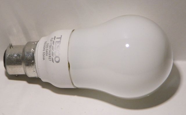 Tesco FLE11TBX-XM-GLS-827-B22-TESCO/1 Compact Fluorescent Lamp - General overview