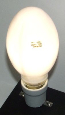 Radium MRL 160W/235/E27 Blended Mercury Lamp - Overview of lamp while alight