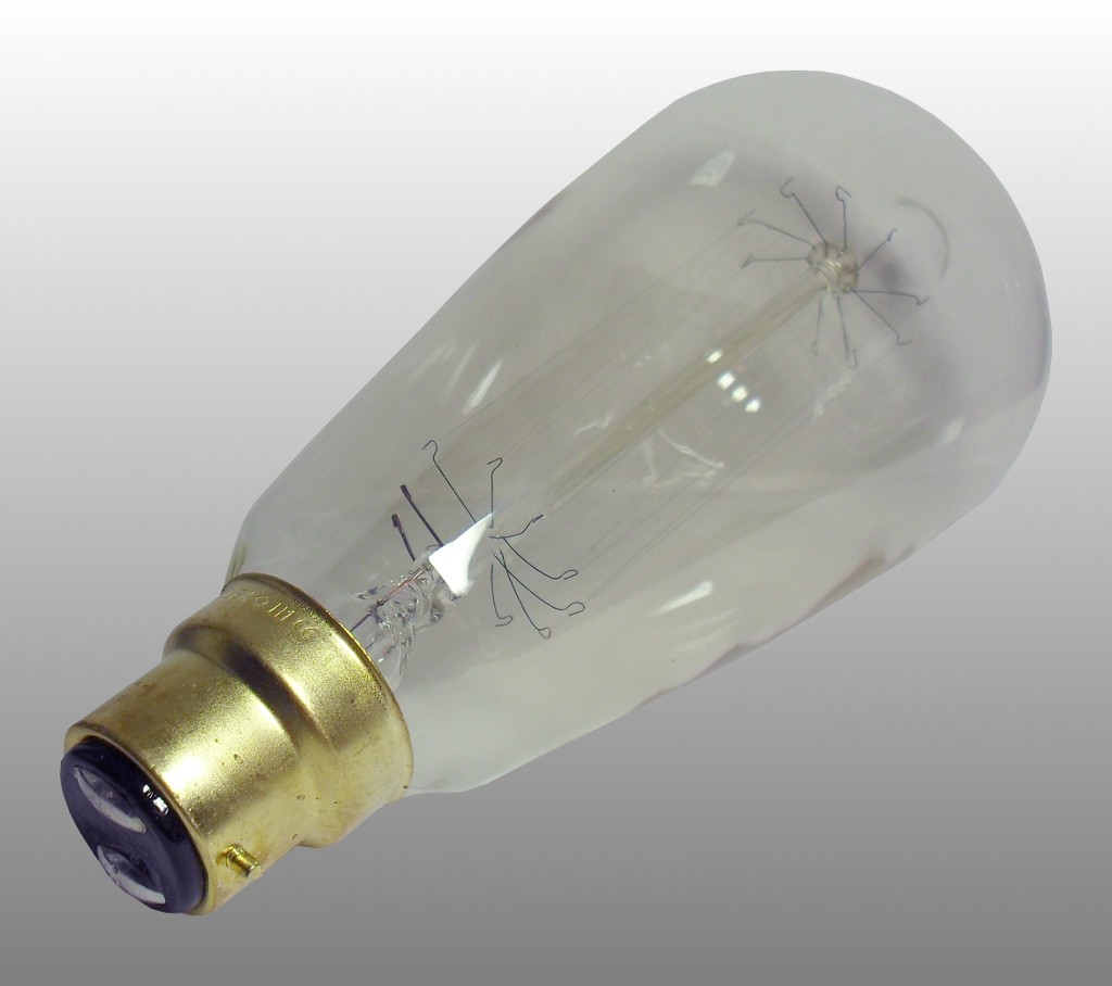 Calex Rustiek 40W Decorative Lamp - Detail of lamp cap