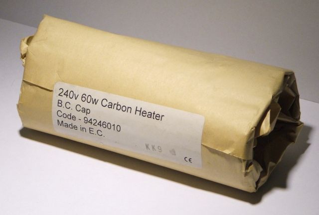 Victory Lighting 60W Carbon Heater Lamp - Lamp packaging