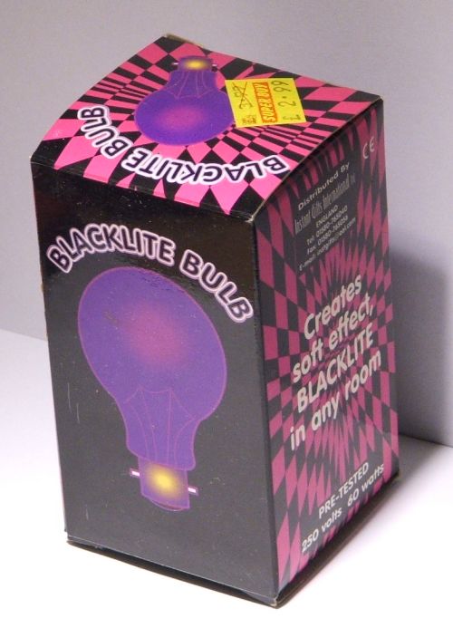 Instant Gifts International Blacklite Bulb - Lamp packaging