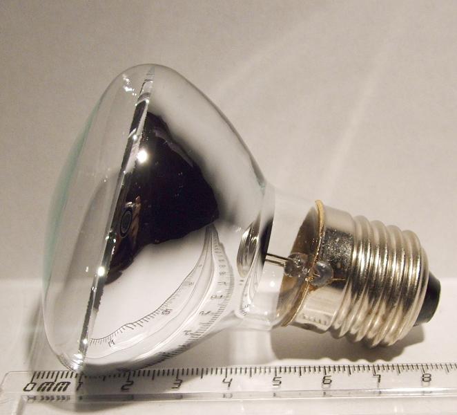 Thorn 12V 50W Low Voltage Display Lamp - Showing size of lamp