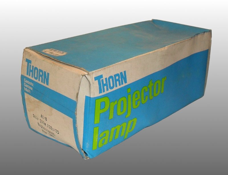 Thorn A1/8 240V 500W P283/25 Projector Lamp Packaging
