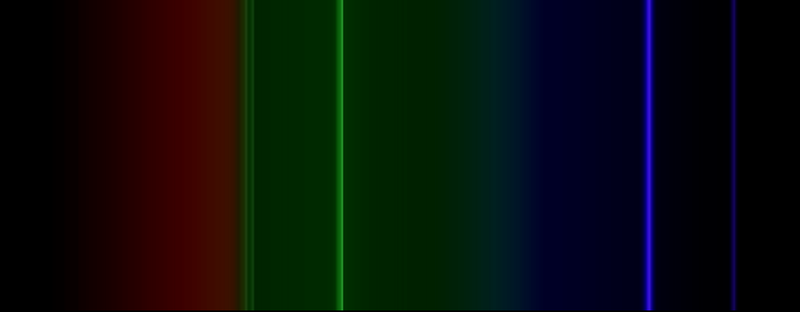 Unique 9W 6400K compact fluorescent output spectrum