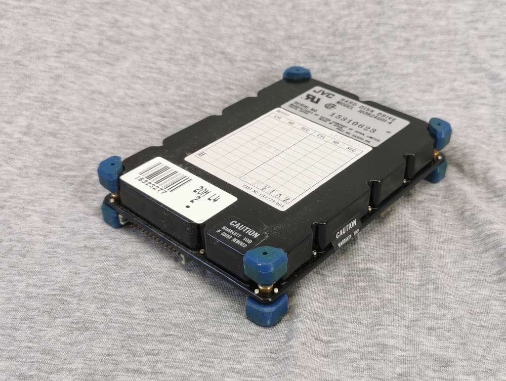 JVC JD3824 hard disk drive with protective cage removed