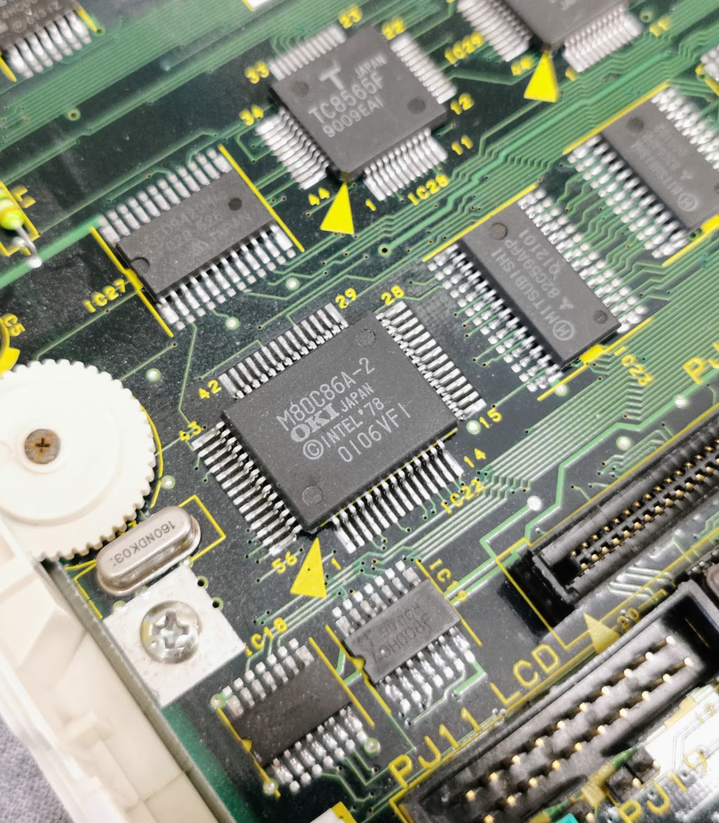 OKI M80C68A-2 CPU in a Toshiba T1200
