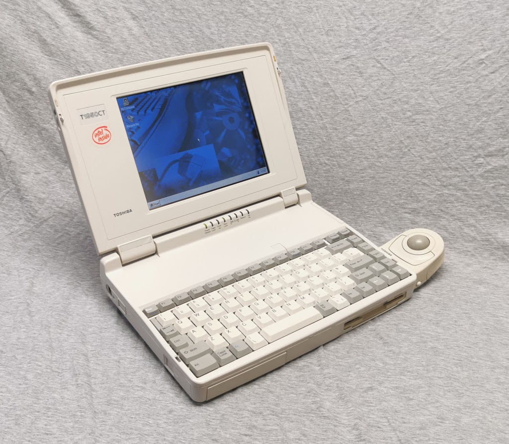 Toshiba T1950CT Laptop computer operating